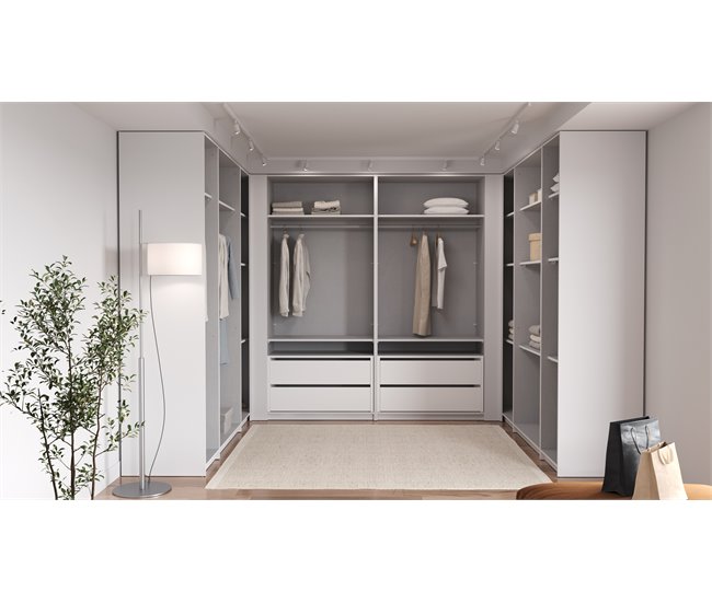 Set DRESSING II de 2 estantes Blanco