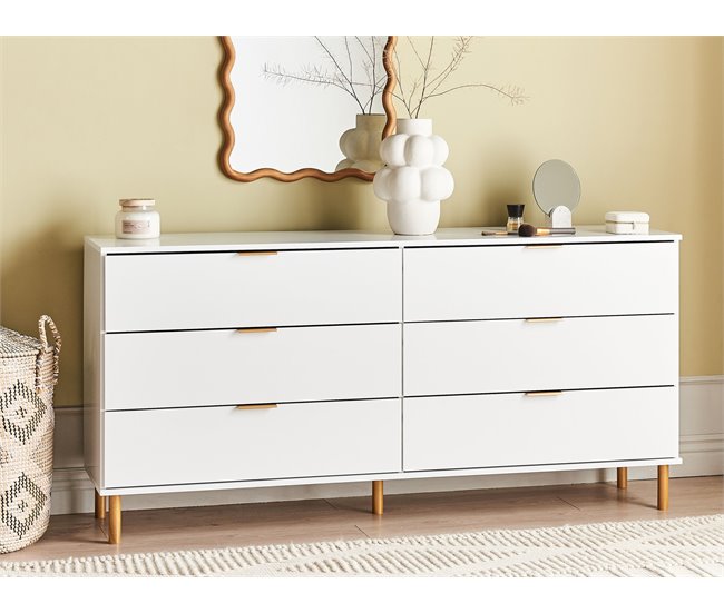 Beliani Cómoda WALPOLE 158 Blanco