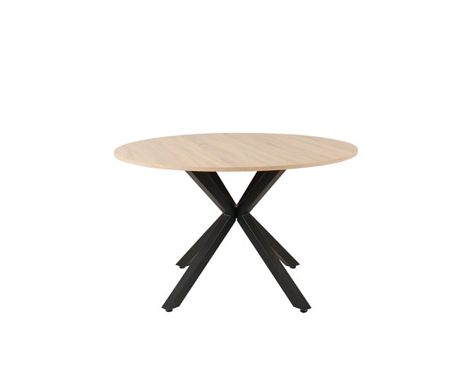 Mesa de comedor DIANA Negro/ Madera