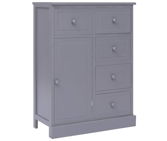 Aparador con 10 cajones madera 113 Gris