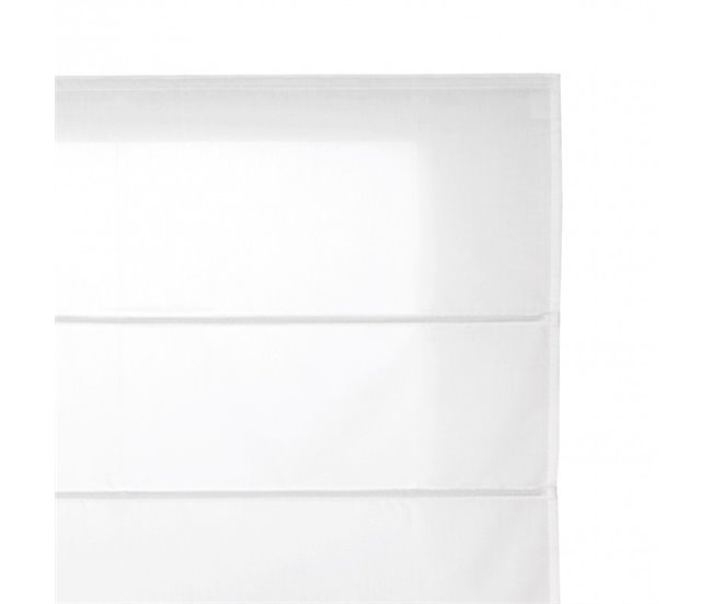 Estor Plegable con varillas, estor traslucido liso 