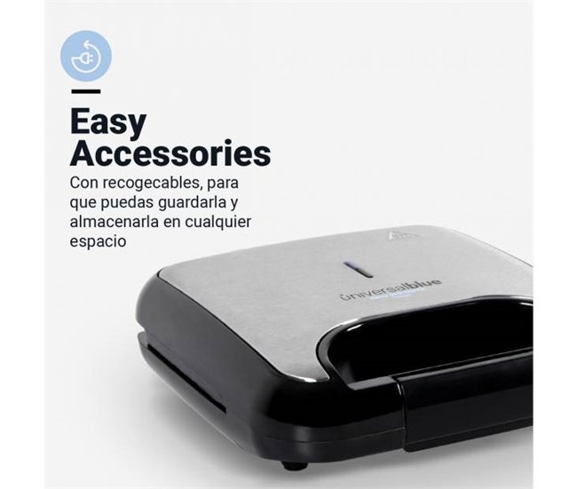 Sandwichera de 750W | UNIVERSALBLUE Inox