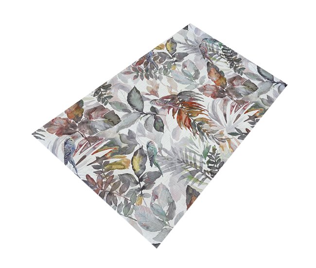 Acomoda Textil – Alfombra Vinílica Hidráulica para Hogar. 120x180 Gris