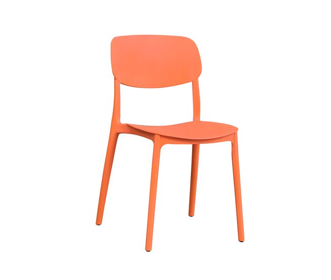 Silla de cocina LAIA fija PP Naranja
