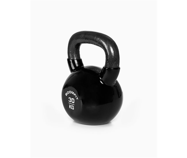 Kettlebell 30Kg - BOOMFIT Negro