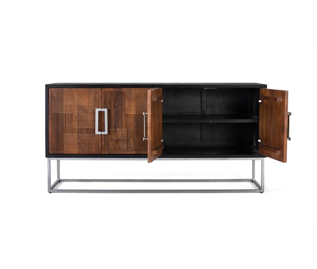 Aparador de madera de mango y metal  .GINER Y COLOMER Marron