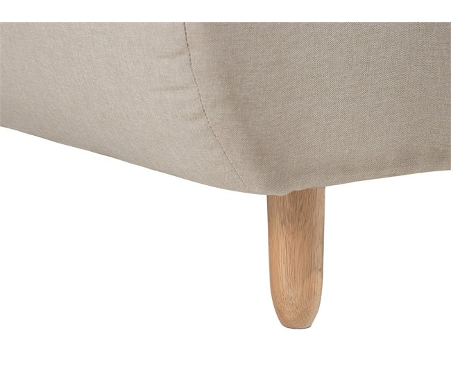 Beliani Chaise longue Poliéster ALSTEN Beige
