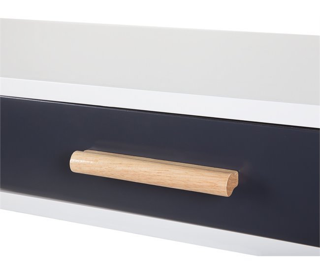 Beliani Escritorio FRISCO 120x45 Gris Oscuro