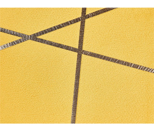 Beliani Cojín decorativo PINUS 45x45 Amarillo
