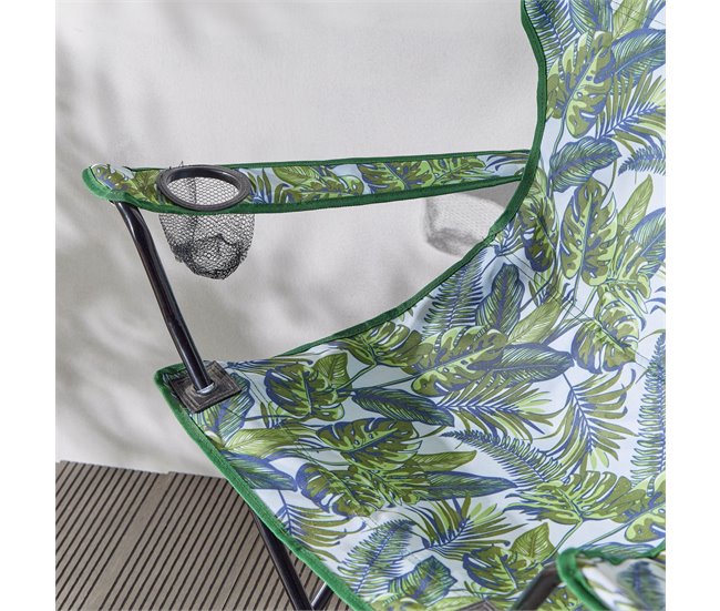 2 Sillas Plegables para exterior de Camping Verde