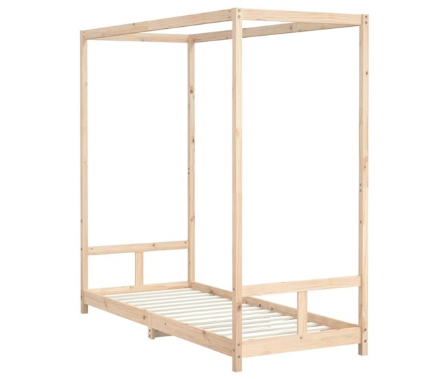 Estructura De Cama Infantil 206x85 Blanco