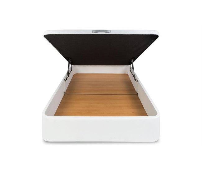 PACK CANAPÉ DE POLIPIEL + COLCHÓN VISCOELÁSTICO 150x200 Blanco