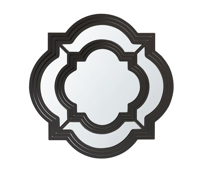 Beliani Espejo decorativo COBETA Negro