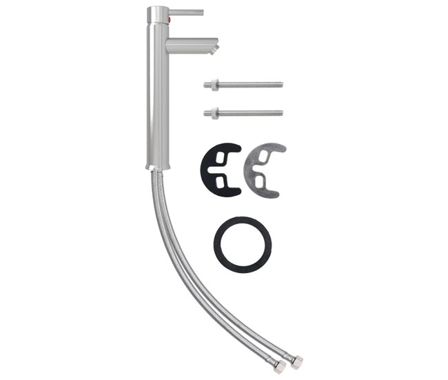 Grifo Monomando De Baño Plateado