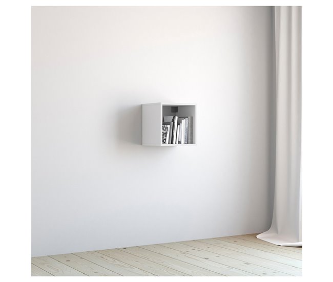 Acomoda Textil – Estantería para Pared y Suelo. (1 Cubo) 34 Blanco