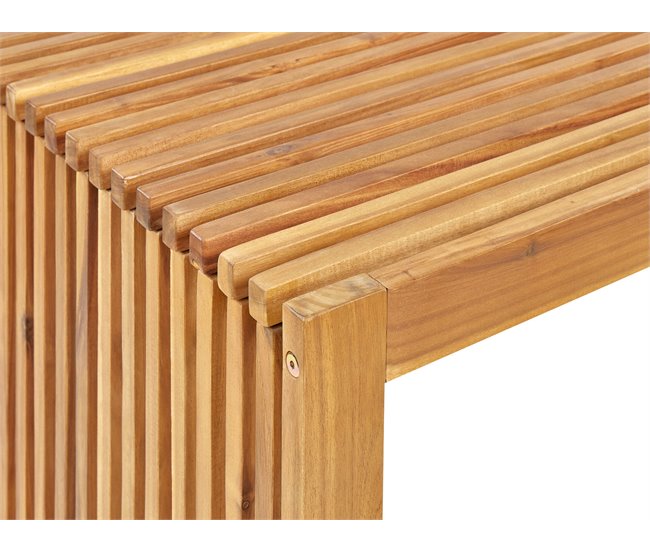 Beliani Conjunto de comedor BELLANO Madera Clara