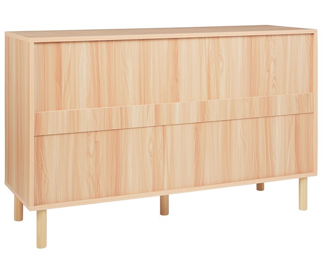 Beliani Cómoda SHARPE Marron Claro