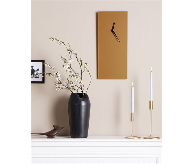 Beliani Reloj de pared POMBAL Dorado