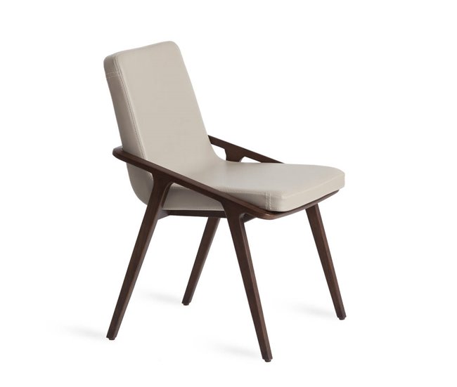 ANGEL CERDA Silla comedor patas nogal Nogal