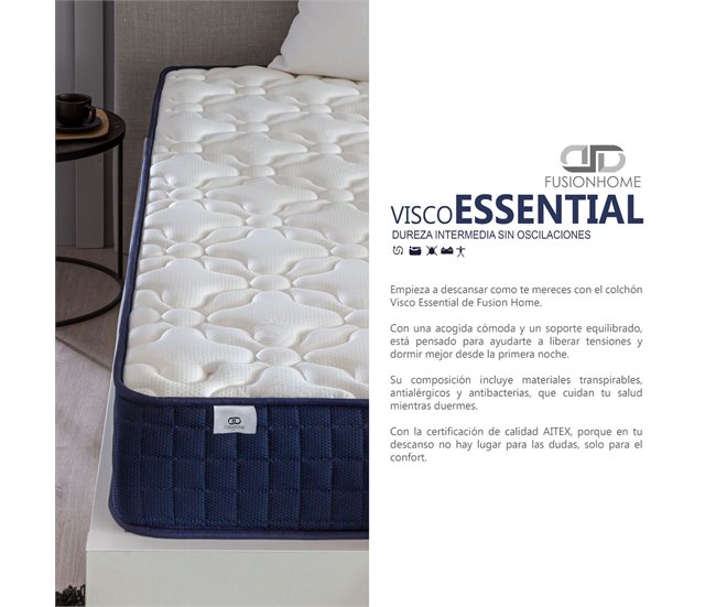 Colchón Viscoelástico Visco Essential Adaptable 