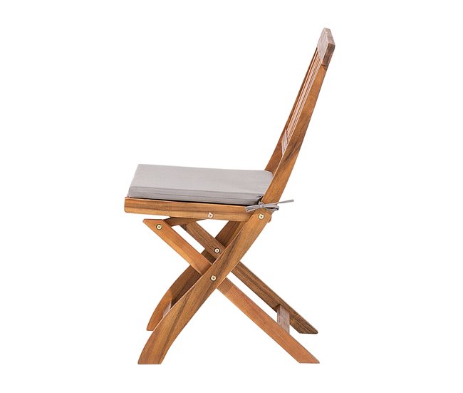 Beliani Conjunto de comedor CENTO Marron
