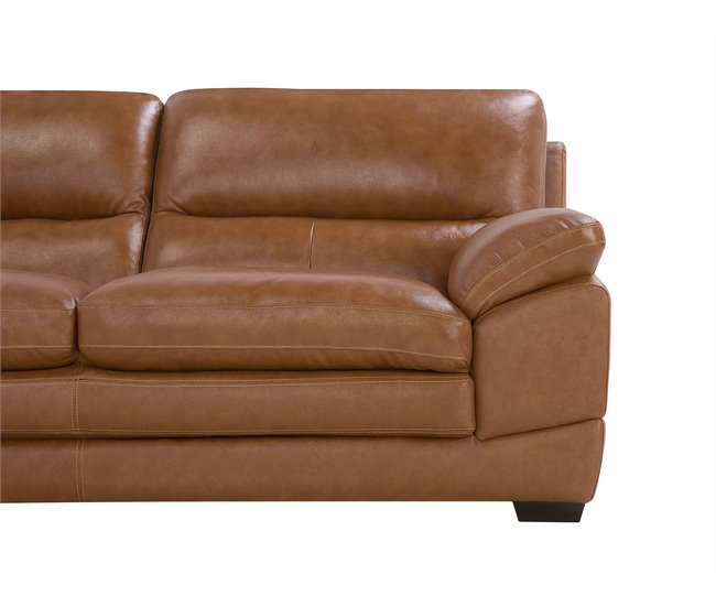 Beliani Conjunto de sofás HORTEN Dorado