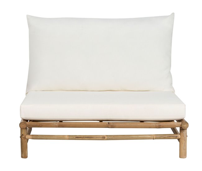 Beliani Conjunto longue TODI Blanco/ Beige