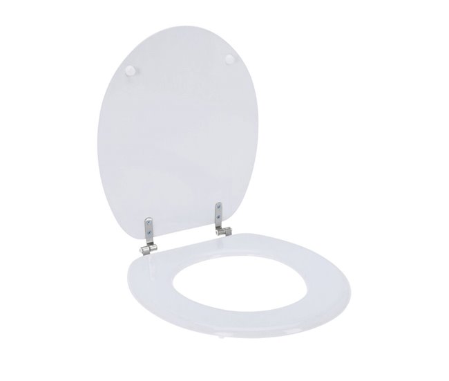 Well Home Asiento de Inodoro con tapa Blanco