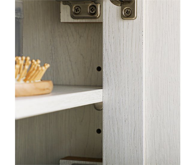 Armario de Pared Melamina de Madera kleankin, hogar - baño 60 Blanco