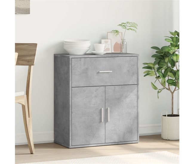 Aparador de madera de ingeniería 60 Blanco