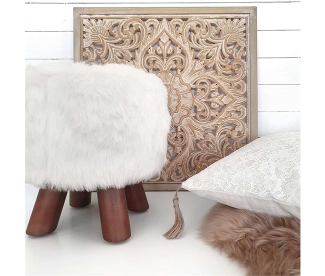 Beliani Decoración de pared YONORA Marron