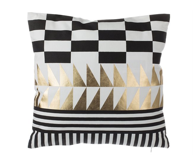 Beliani Cojín decorativo DALIA Negro