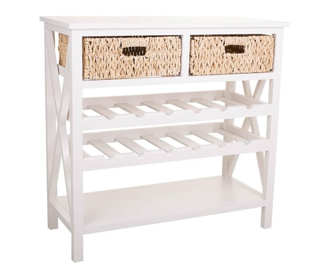 Aparador de madera Blanco