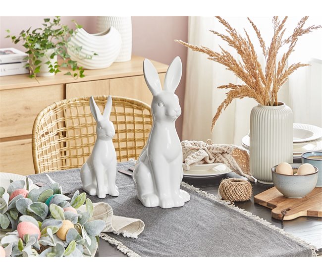 Beliani Accesorio decorativo PAIMPOL Blanco