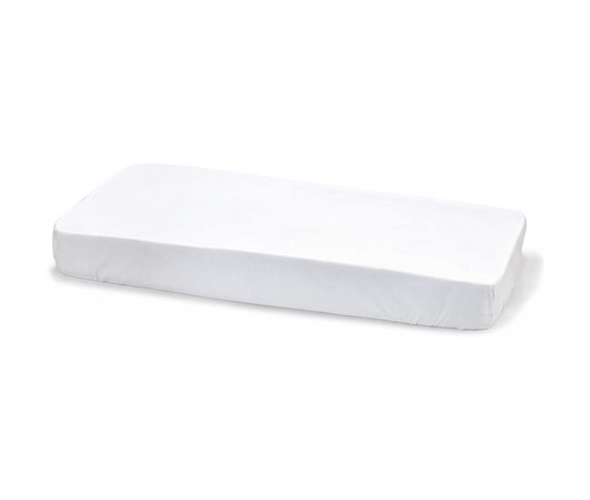3 Bajeras ajustables de cuna 100% algodón Blanco
