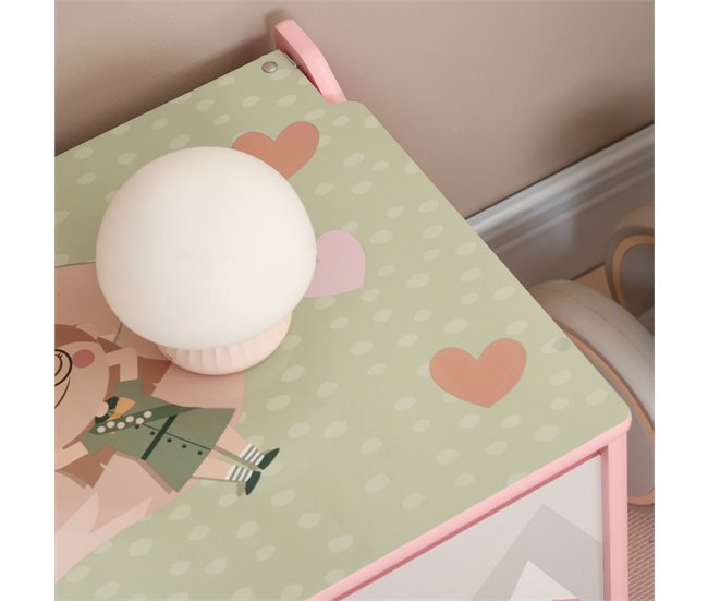 Cajas de Almacenamiento MDF ZONEKIZ 37 Rosa