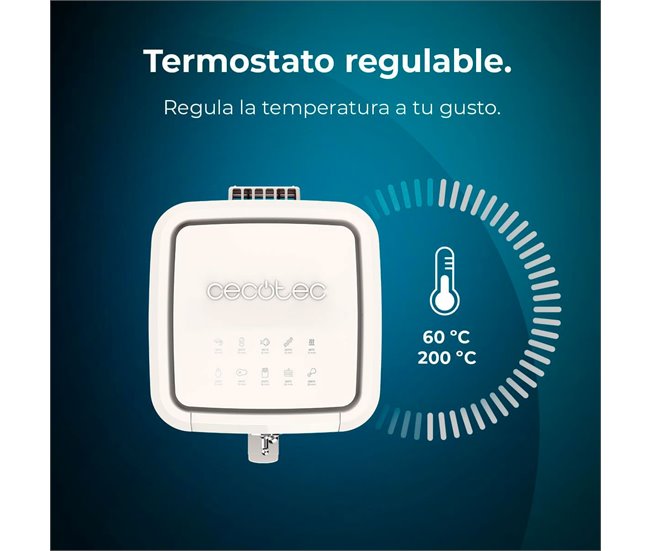 Cecotec Freidora sin aceite Freidora de aire Cecofry Antique 5000 Beige