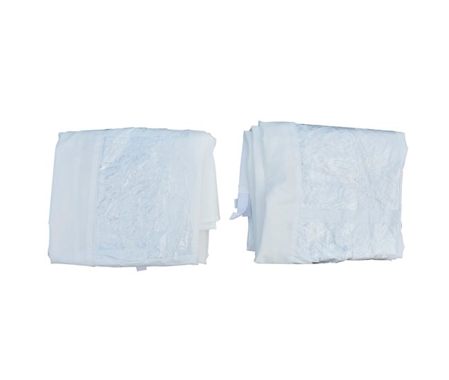 2 Paredes Parte Laterales Tela Oxford Outsunny 295x200 Blanco