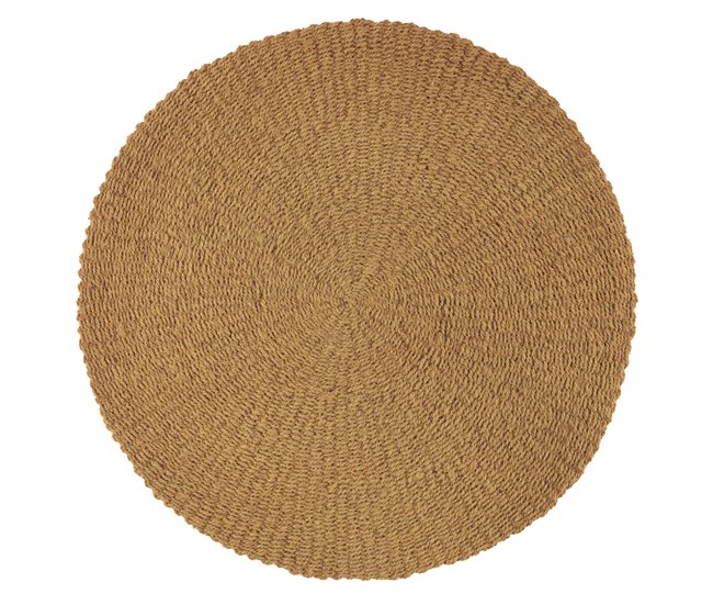 Alfombra de fibra de coco 120x120 Natural