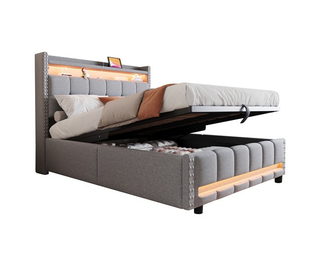 Canapés abatibles Gris Claro