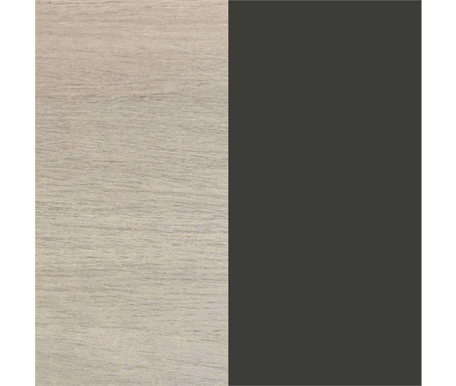 Armario Buffet Napoli con Puertas Abatibles para Cocina Negro/ Madera