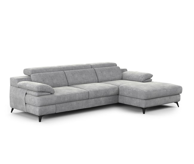 Chaise longue con cama TITUS Gris
