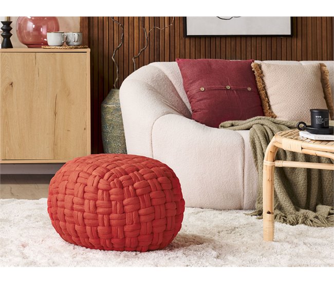 Beliani Puf HOPA Negro