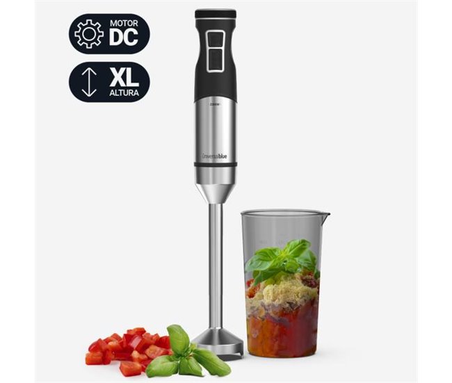 Batidora de Mano 2300W | UNIVERSALBLUE Negro/ Inox