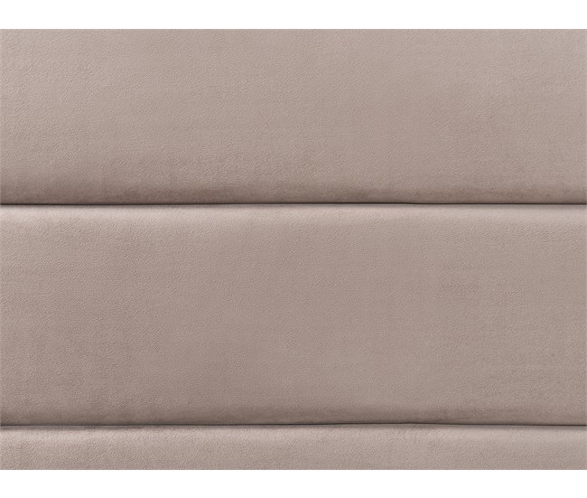 Beliani Cama con almacenaje Terciopelo ROUEN Gris Oscuro