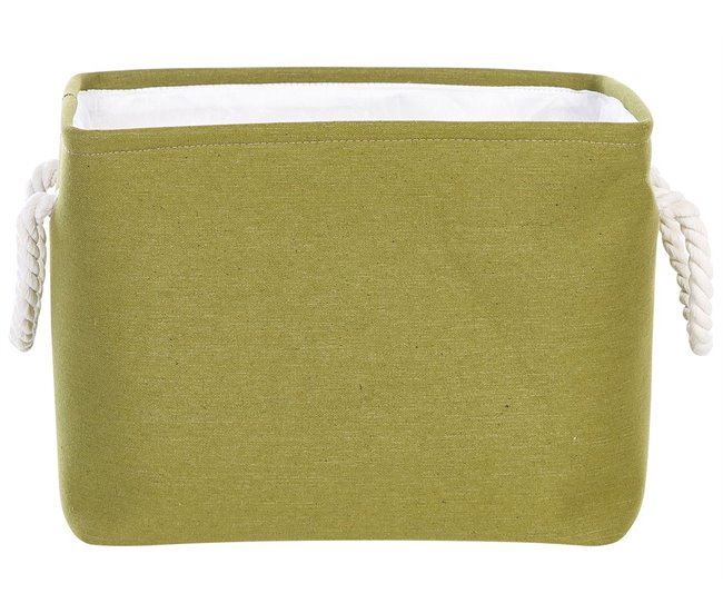 Beliani Estante de baño pequeño DARQAB Verde