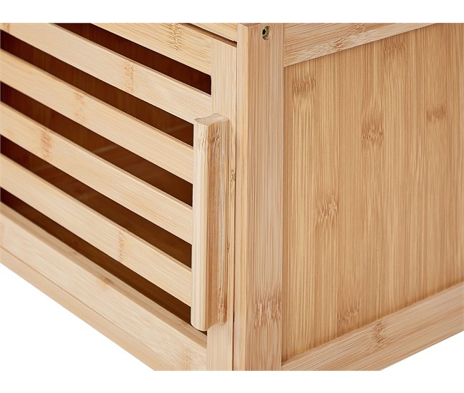 Beliani Estante de baño LEHI Madera Clara