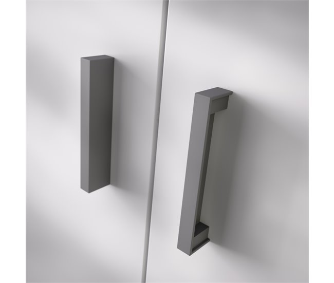 Armario de 2 puertas escobero Blanco