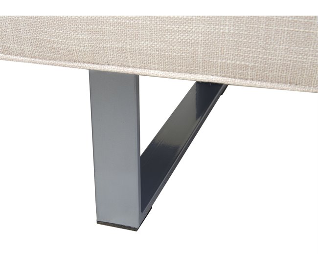 Beliani Sofá cama Poliéster DUBLIN Beige