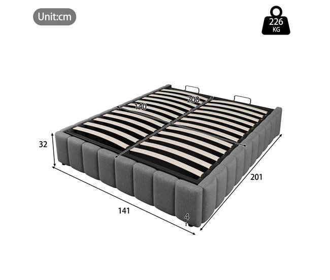 Canapés abatibles Gris